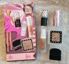 BENEFIT The Flawless Four pc set BEIGE Stay Flawless Fakeup Oxygen Hello NEW NIB
