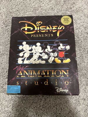 Disney Presents The Animation Studio 3.5'' Diskettes IBM / Tandy Vintage 1992