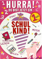 Avan Carte GlüCkwunschkarte Einschulung MäDchen Schulanfang Karte Schulkind Gruß