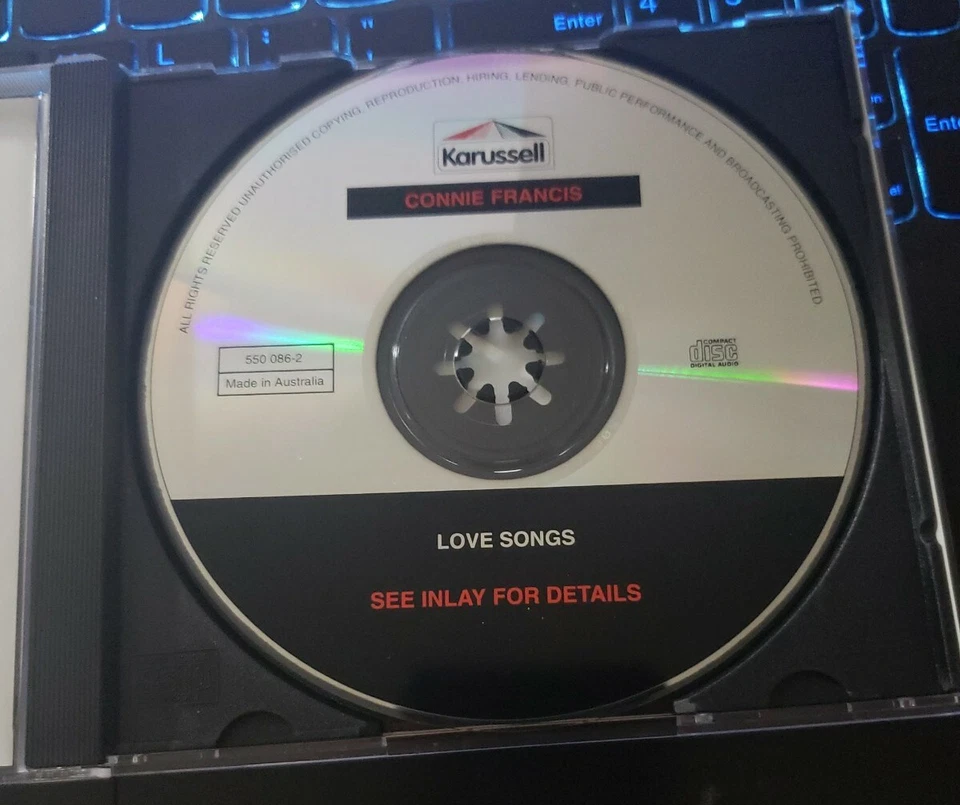 CONNIE FRANCIS - Love Songd (AU Import RARE) Pickwick Karussell - Image 4 of 4