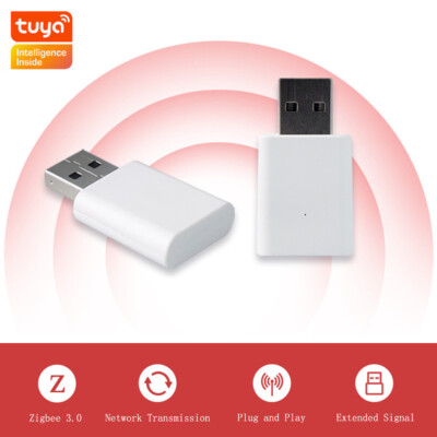 Tuya ZigBee 3.0 Signal Repeater USB Extender for Smart Life Sensor Expand 20-30M