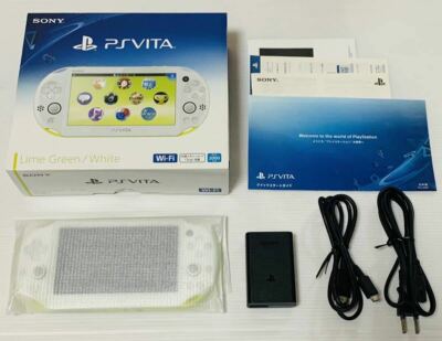 PlayStation PS Vita Wi-Fi Console Lime green white PCH-2000ZA13