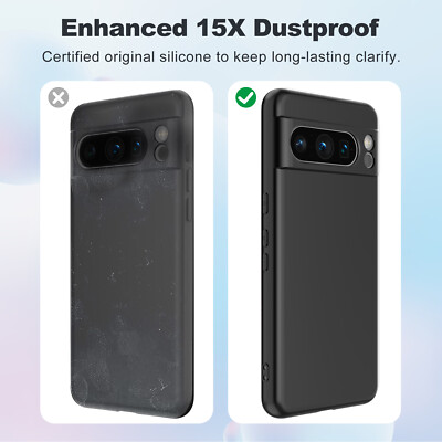 Luxury Liquid Silicone Case For Google Pixel 8 7 6 Pro 6A 7A Woman Cute Shockproof Soft Protection Back Cover Phone Accessories