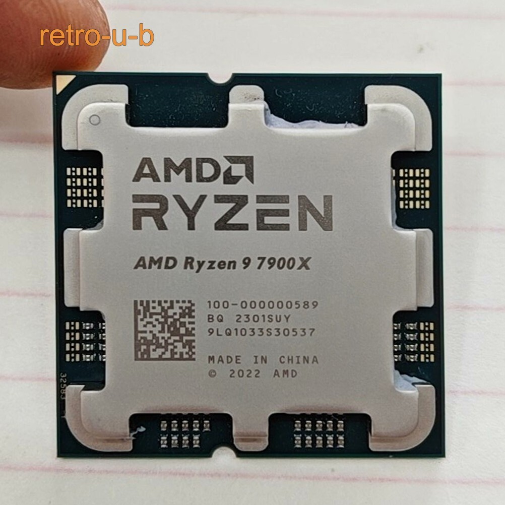 AMD Ryzen 9 7900X R9 7900X AM5 CPU Processor 4.7 GHz 12-Core 24