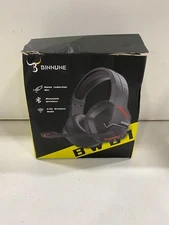 Binnune BW01 Bluetooth Wireless Gaming Headset, Black & Red