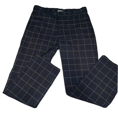 Nike Dri-Fit Golf Tour Plaid Performance Windowpane Check Pants