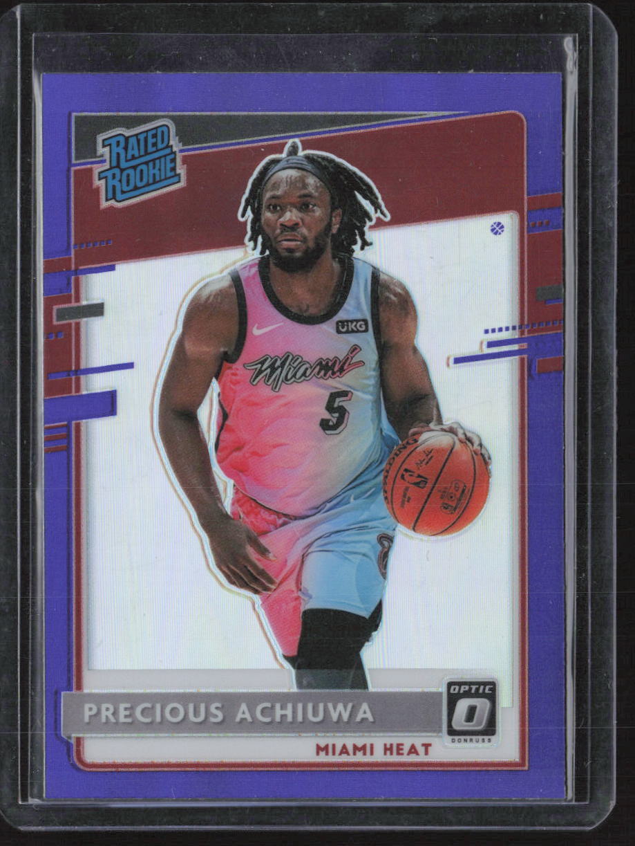 2020-21 Donruss Optic Precious Achiuwa Purple #170