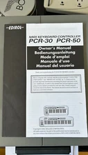 Edirol Midi Keyboard Controller PCR-30 PCR-50  Owner's Manual -  Free Ship!