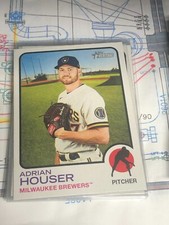 2022 Topps Heritage Base #219 Adrian Houser Milwaukee Brewers M12