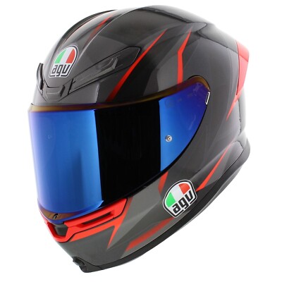 AGV K6 S Slashcut Gloss Black Red, Full Face Motorcycle AGV K6 S Slashcut Gloss Black Red, Full Face Motorcycle