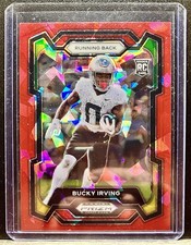 2024 Prizm Draft Football Bucky Irving RC Red Ice Prizm #172