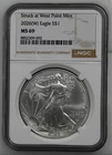 2026(W) American Silver Eagle - Struck At West Point Mint - No W - NGC MS69