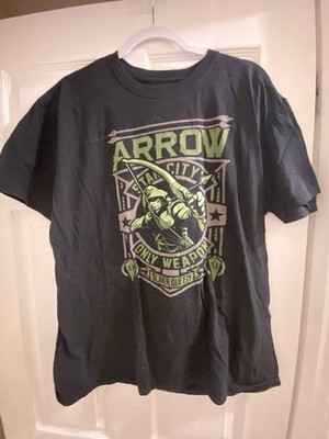 Vintage Funko DC COMICS GREEN ARROW OLIVER QUEEN T-SHIRT NEW! Size L Black