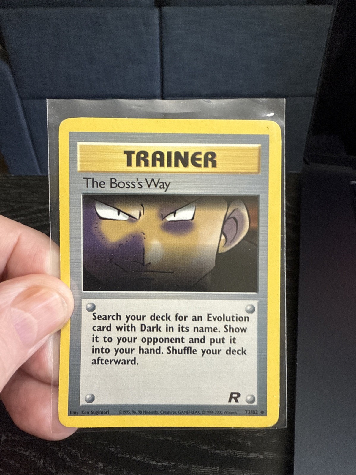 The Boss's Way 73/82 Pokemon Team Rocket Unlimited Un-Common NM 2000