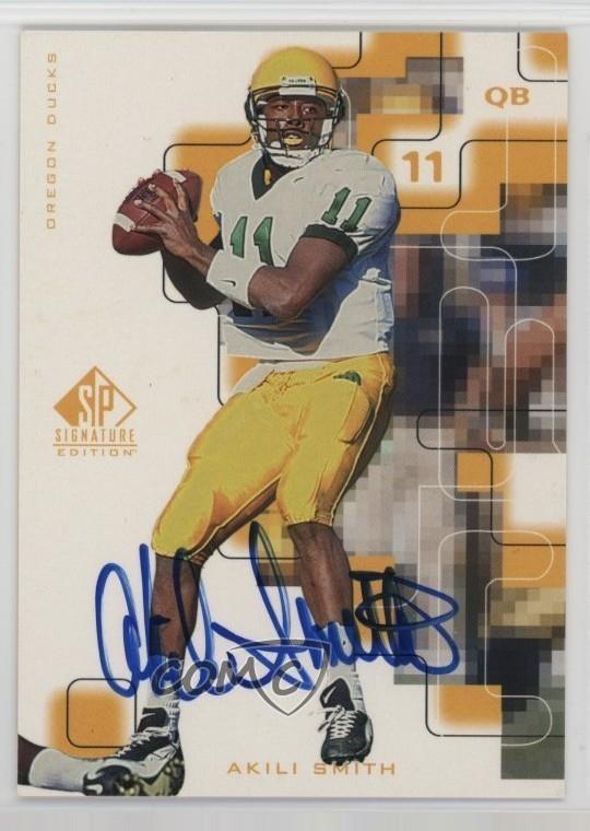 Akili Smith SP Signature #AK Base