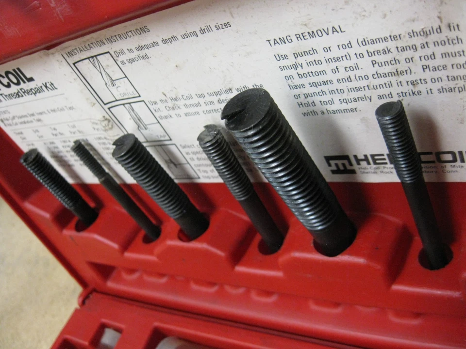 Helicoil Master Thread Repair Kit 4934 SAE Threads 1/4 to 5/8 - Good, Complete - Image 3 of 4