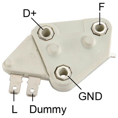 Regulator Fits Delco 10SI,12SI,15SI,17SI Low Cut-in 1 wire 12V 14.8 set