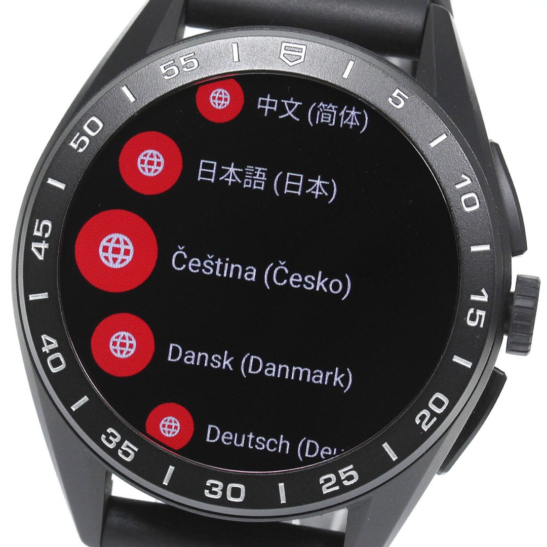 TAG Heuer SBR8A80 BT6261 Connected Caliber E4 Quartz Men's Smartwatch with Car Charger