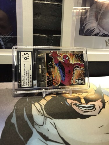 Marvel Metal Universe Avengers Spider-Man Arc Weld AW-29 SSP CGC 9.5 POP 1 