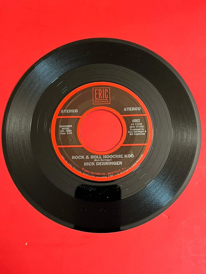 Time Of The Season/ The Zombies ~Rock & Roll Hoochie Koo/ Rick Derringer 45 Rpm - Image 2 of 3