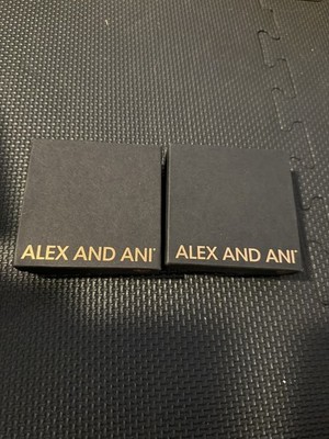 Alex and Ani Black Gift Boxes Lot of 2 empty boxes