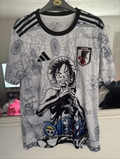 Adidas Japan JFA One Piece White Medium Aeroready Short Sleeve T-shirt Jersey