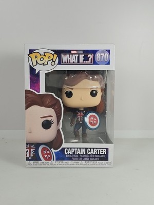 Funko Pop! Marvel What If...? Captain Carter #870 Vinyl Bobble Head Figure