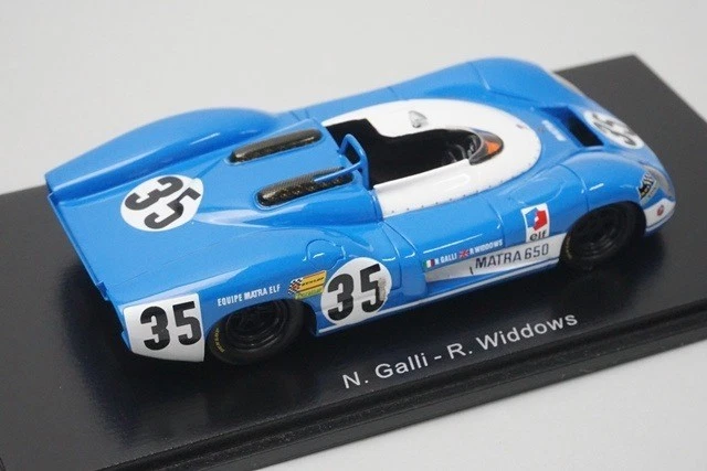 1:43 Spark S3549 Matra Simca MS 630/650 LM 24H 4th 1969 #35 N.Galli / R.Widdows - Image 4 of 4