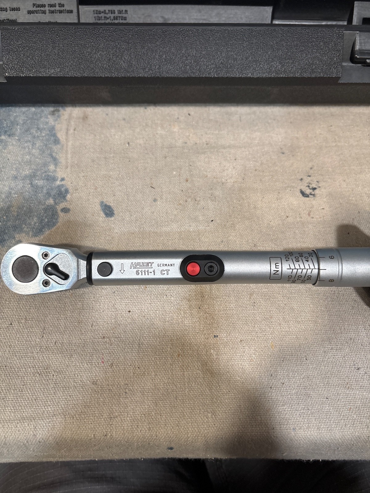 hazet torque wrench 3/8” 6111-1 CT