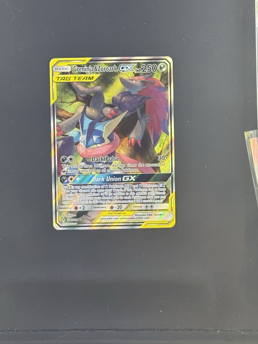 ヤドン&ユダック GX TAG TEAM 250HP Pokémon TCG | Greninja & Zoroark GX 201/214 | TAG TEAM Full Art