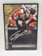 2025 Topps Gunnar Henderson Museum Framed Auto /5 FMA-GH