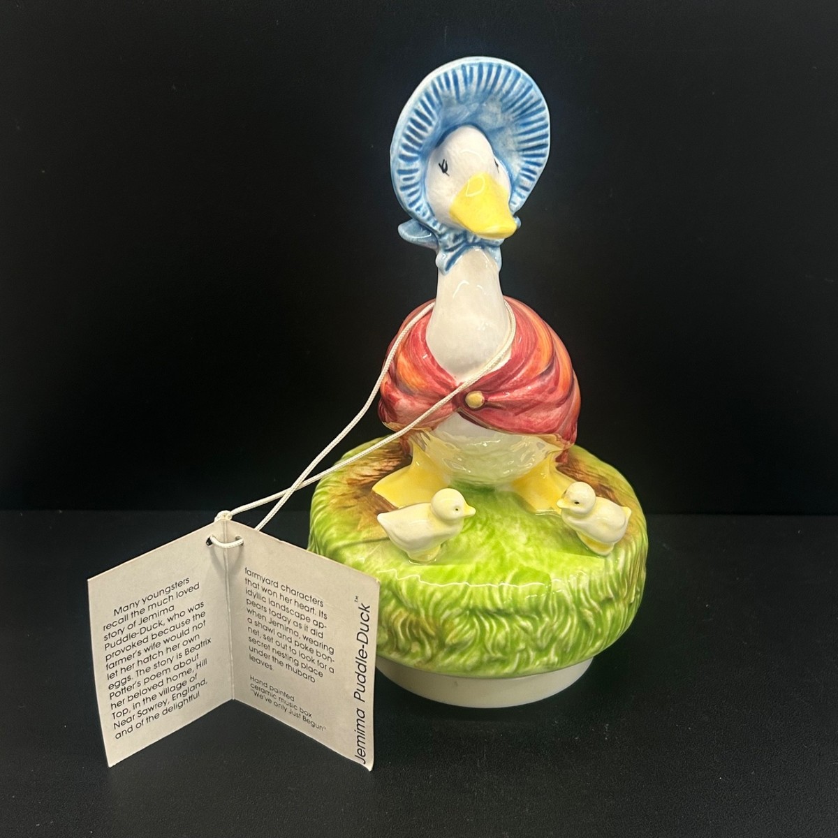 Beatrix Potter Music Box Figurines By Schmid- Select Your