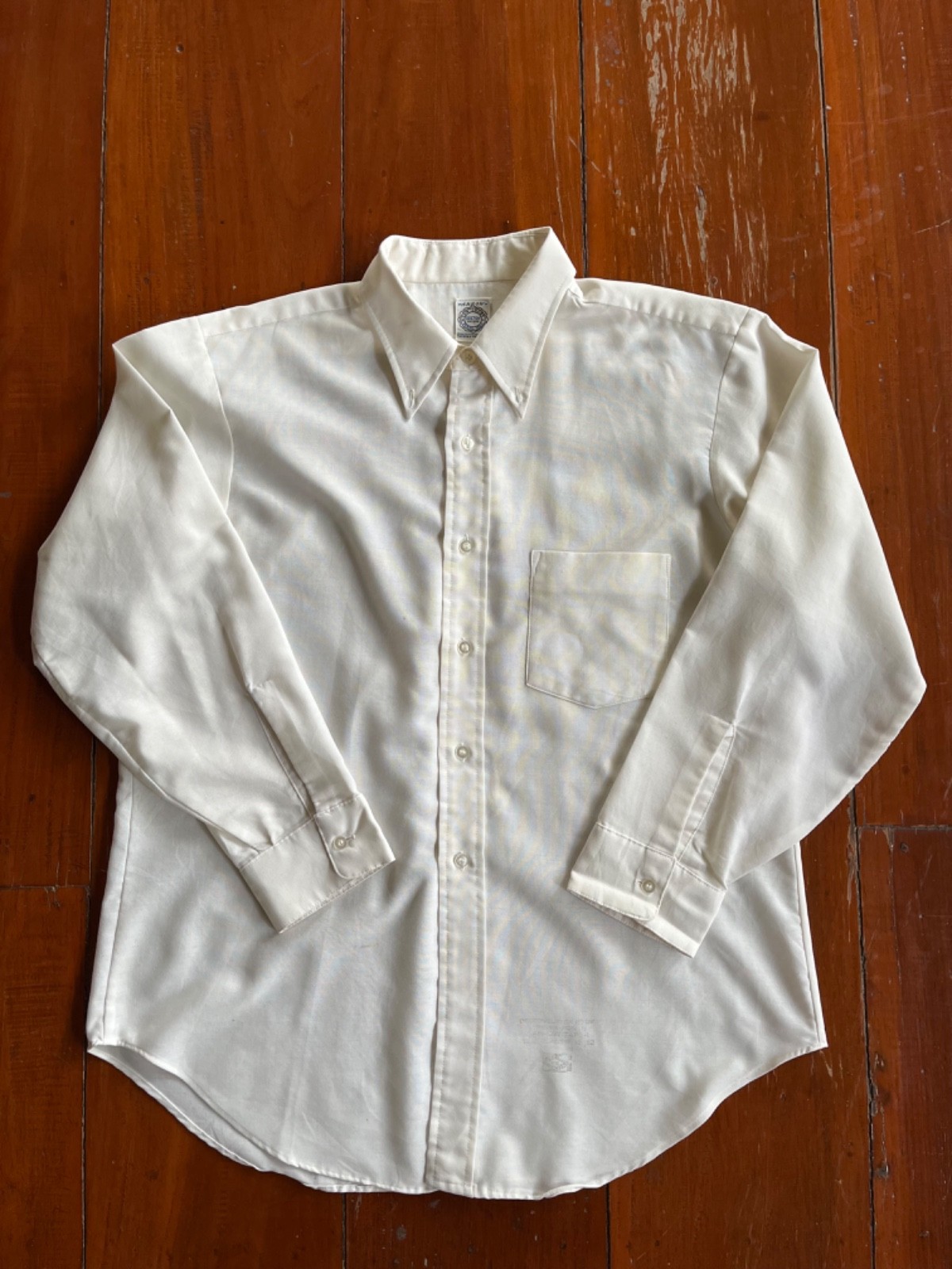 Vintage arrow shirt mens decton oxford perma iron 60s