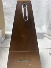 Vintage Seth Thomas Metronome De Maelzel Wood Wind Up Music Timer E899-575 ISS-2