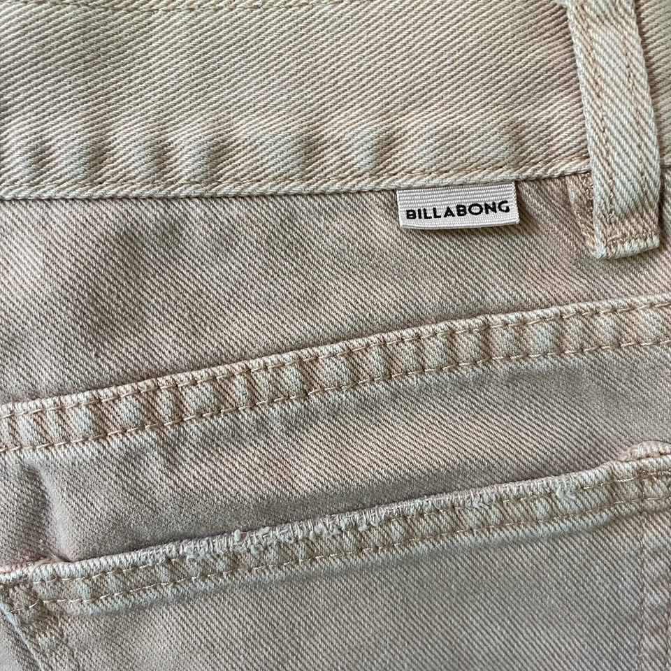 Billabong персиковый искусственно состаренные джинсы шорты размер 24 - Изображение 4 из 4