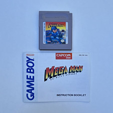 Capcom Mega Man: Dr. Wily's Revenge Nintendo Game Boy Cartridge w/ Manual Tested