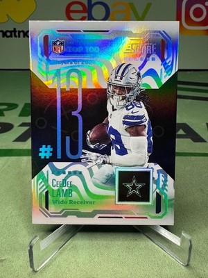 2025 Score CeeDee Lamb Top 100 Players of 2024 Case Hit SSP - Dallas Cowboys