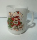 Strawberry Shortcake Milk Glass Mug | 1981 Anchor Hocking | Vintage, Rare
