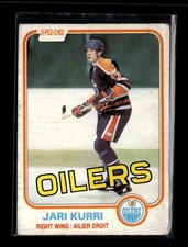 1981-82 O-Pee-Chee 107 Jari Kurri Edmonton Oilers Rookie Card AAA. rookie card picture