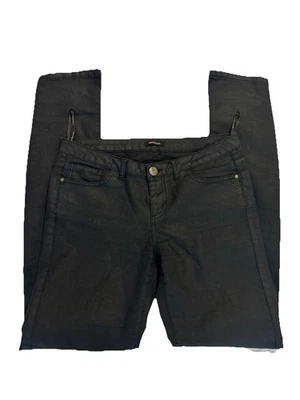 JEAN TOILE ENDUITE NOIR MORGAN TAILLE FR 40 COUPE SLIM - Photo 1/4
