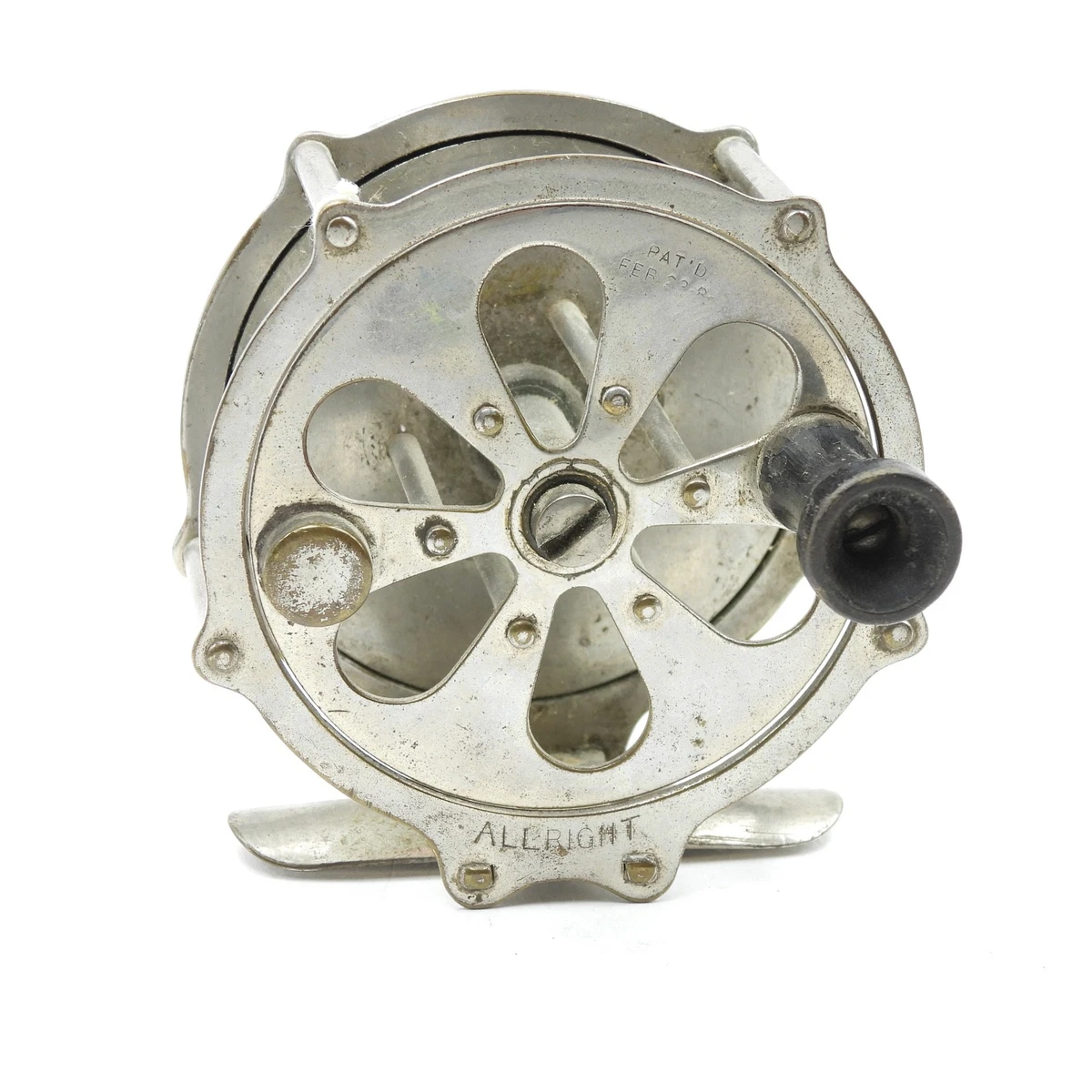 Moulinet Vintage Meisselbach OKEH N°620 – Pêche Eau Douce, Argent Allemand