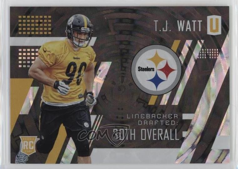 2017 Panini Unparalleled Class of 2017 Rookie TJ Watt #255 v1i
