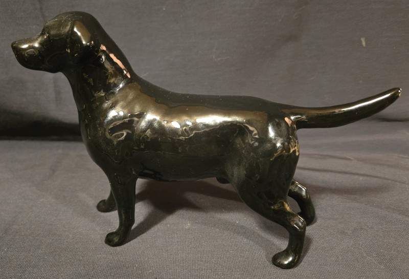 Beswick Large Black Retriever Dog Figurine