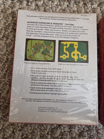 Vintage NOS Sealed Intellivision AD&D games Treasure of Tarmin & Cloudy Mountain