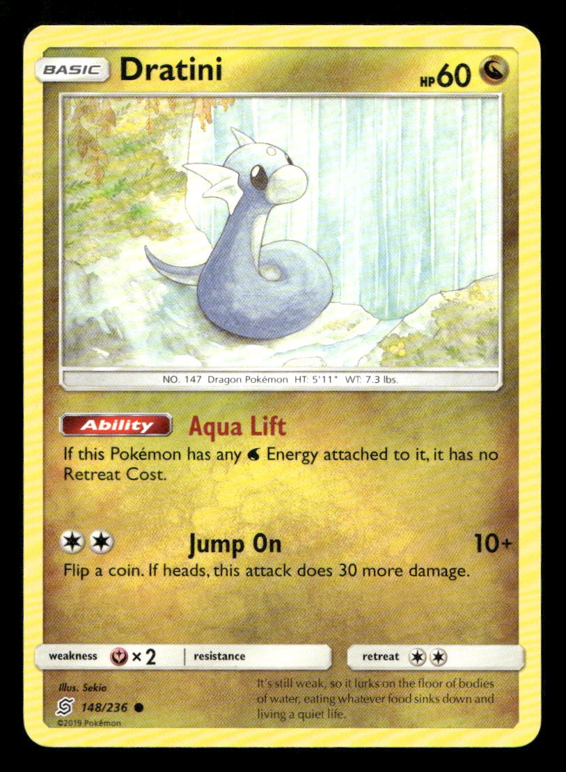 Dratini 148/236 Unified Minds NM/M Pokemon