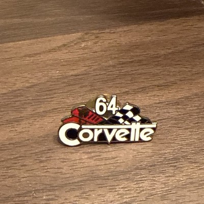 '65  1965  Vintage CORVETTE - hat lapel pin 