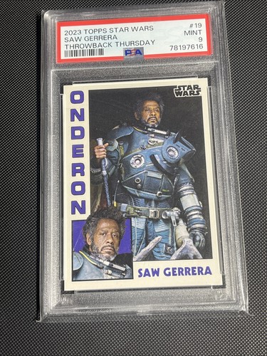 Topps 2024 Chrome Star Wars Saw Gerrera Throwback Thursday #19