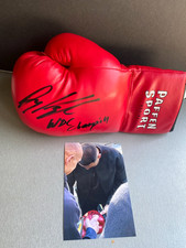 AGIT KABAYEL Boxen WBC-Weltmeister In-person signed Boxhandschuh Autogramm proof