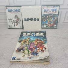 Spore PC Mac Game Bundle Galactic Adventures Creepy & Cute Prima Guide EA Maxis