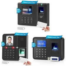 Uimoso Biometric Time Clock 100000/193877 Record Employee Attendance Machine